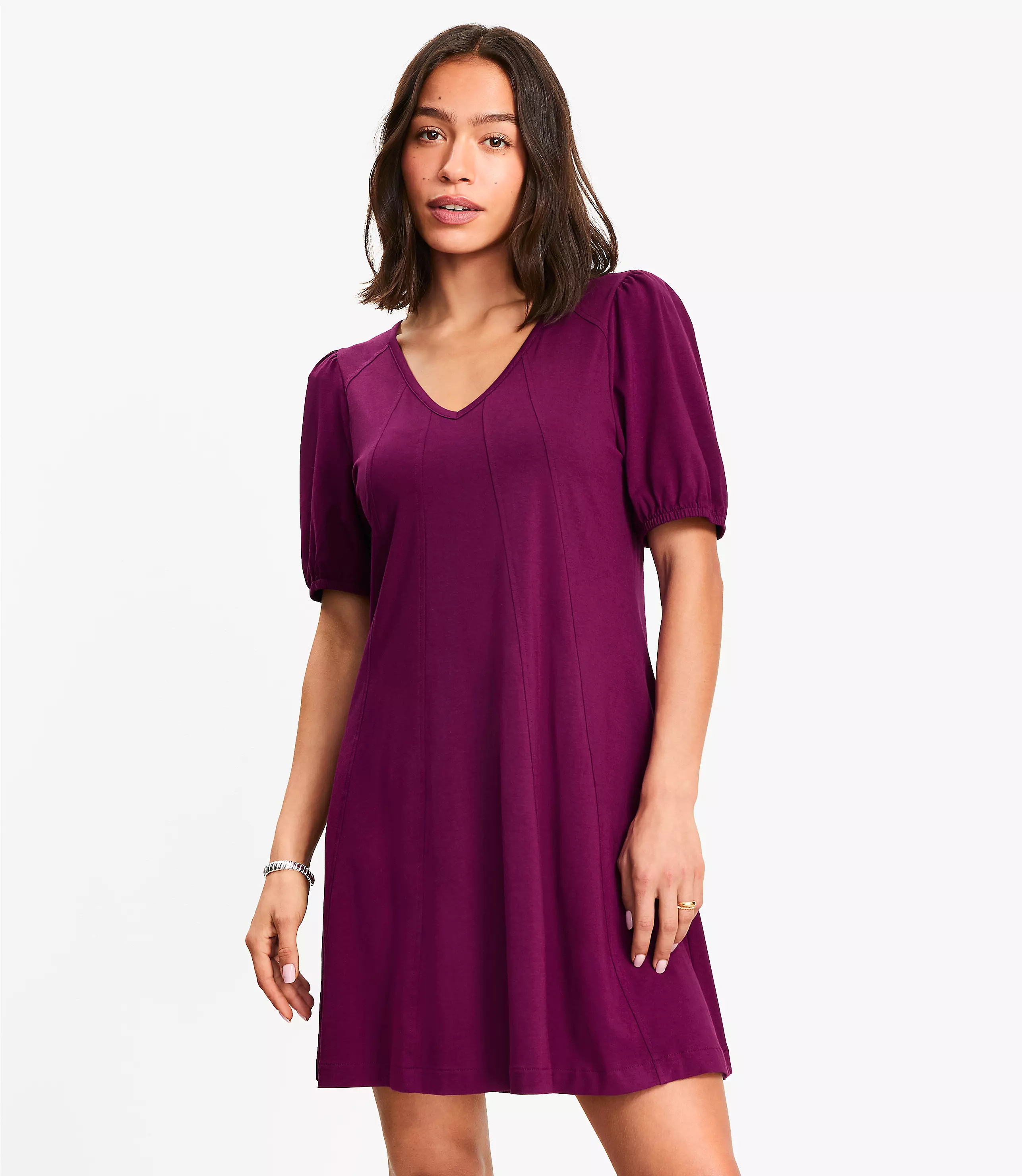 Seamed Mini Dress | LOFT