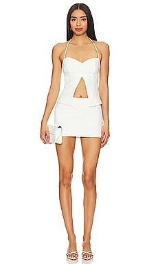 superdown Audrina Skirt Set in White from Revolve.com | Revolve Clothing (Global)