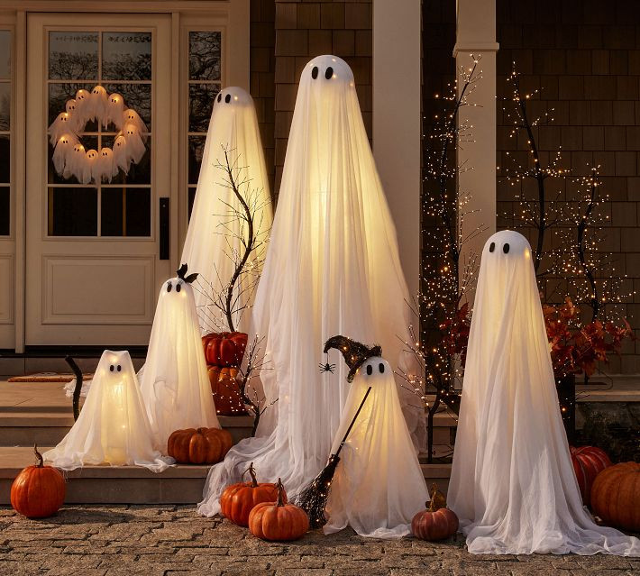 Lit Ghosts: White: 4 Ft | Pottery Barn (US)
