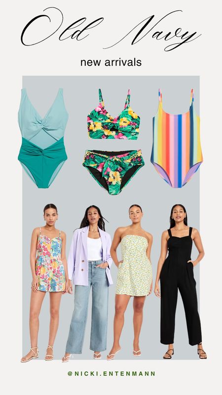New arrivals from Old Navy!! 

Old navy, old navy new arrivals, spring style, rompers, fit and flare dress, outfits for pear shapes, old navy swim 

#LTKswim #LTKstyletip