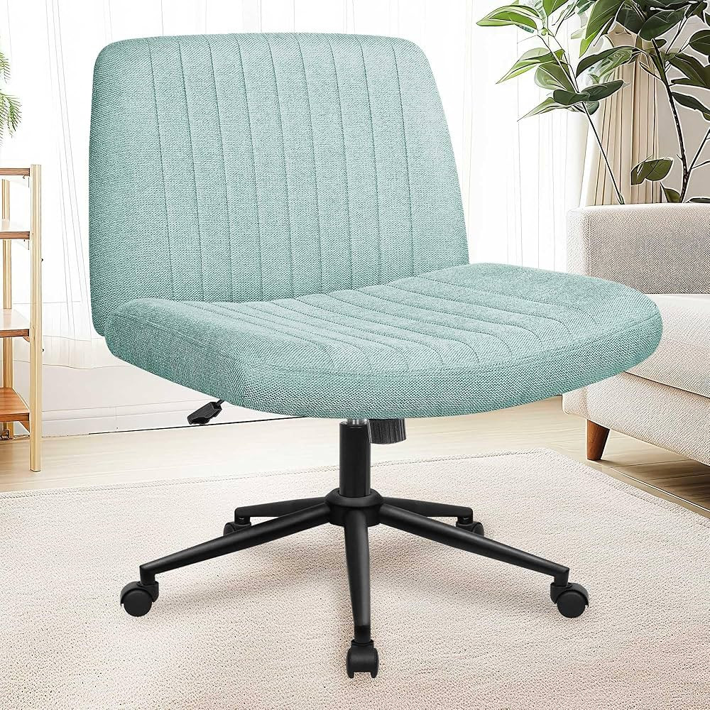 NEO CHAIR Criss Cross Chair with Wheels & Pads Home Office Cross Legged Chairs Ergonomic Computer... | Amazon (US)