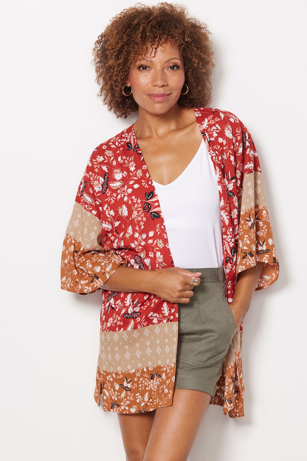 MICHAEL STARS Tandori Paisley Wrap | EVEREVE | Evereve