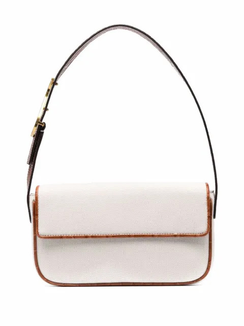 Tommy leather-trim shoulder bag | Farfetch (NL)