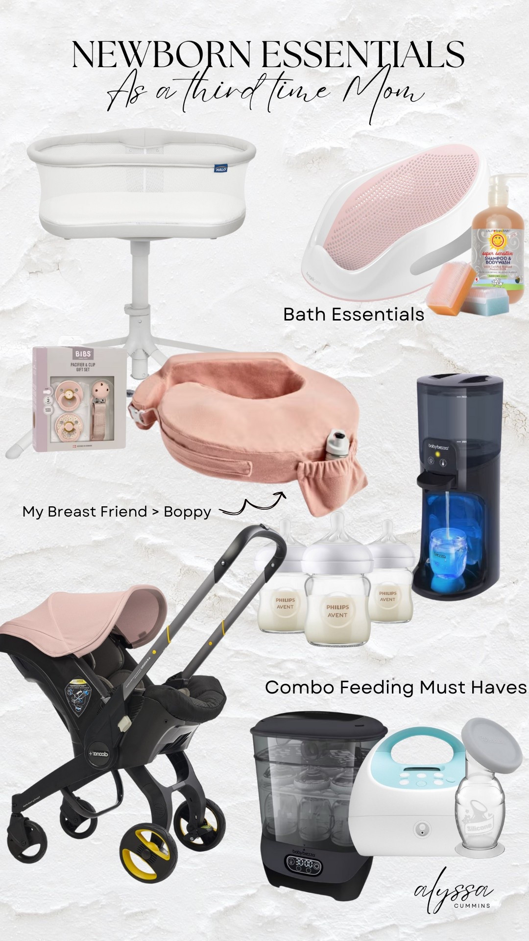 Newborn essentials you actually need from a third time mom! These are the things I've bought or reused for each pregnancy. Couldn't recommend them enough! 

#LTKBaby #LTKFamily