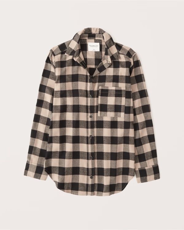 Boyfriend Flannel Shirt | Abercrombie & Fitch (US)