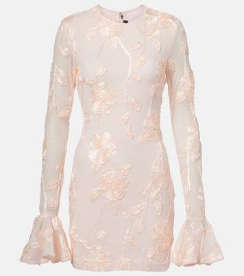 Besticktes Minikleid aus Mesh | Mytheresa (DACH)