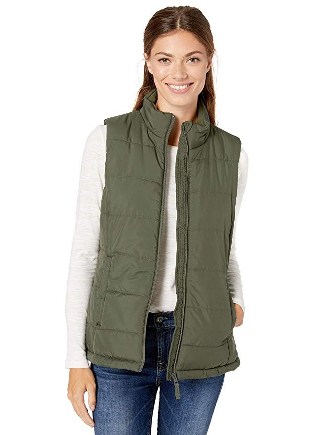 Amazon Essentials Women's Mid-Weight Puffer Vest | Amazon (US)