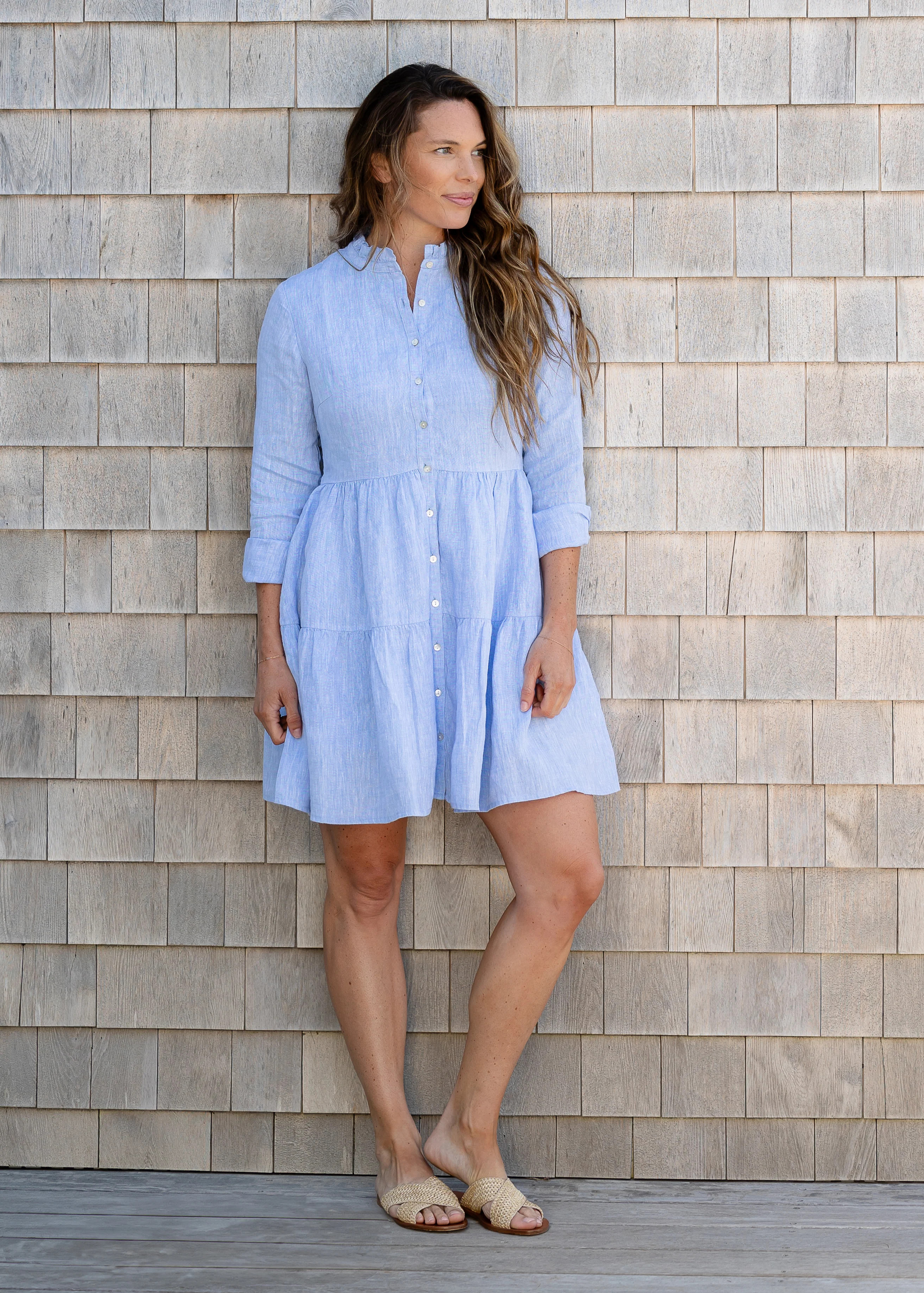 The Linen Ruffle Dress - Discontinued Style | Alice Walk