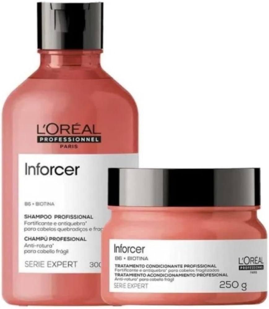 L'Oréal Professionnel Kit Inforcer Shampoo + Máscara de Tratamento Serie Expert, L´Oreal Profe... | Amazon (BR)