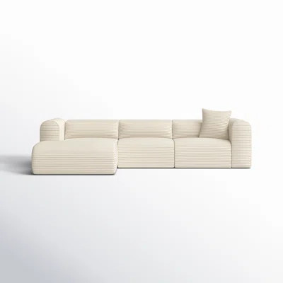 Antigua 3 - Piece Upholstered Chaise Sectional | Joss & Main