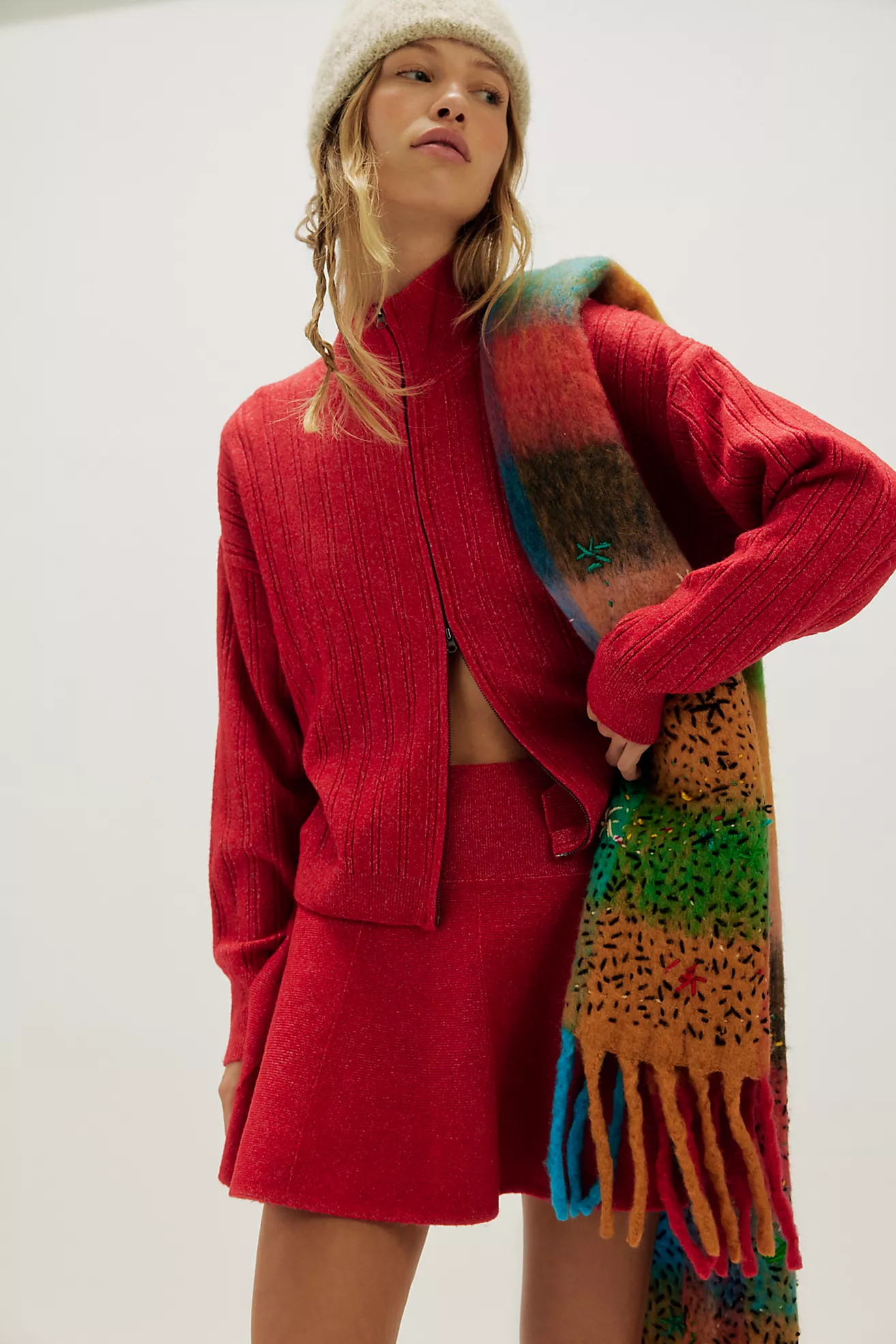 Quincy Knit Mini Skirt Set | Free People (Global - UK&FR Excluded)