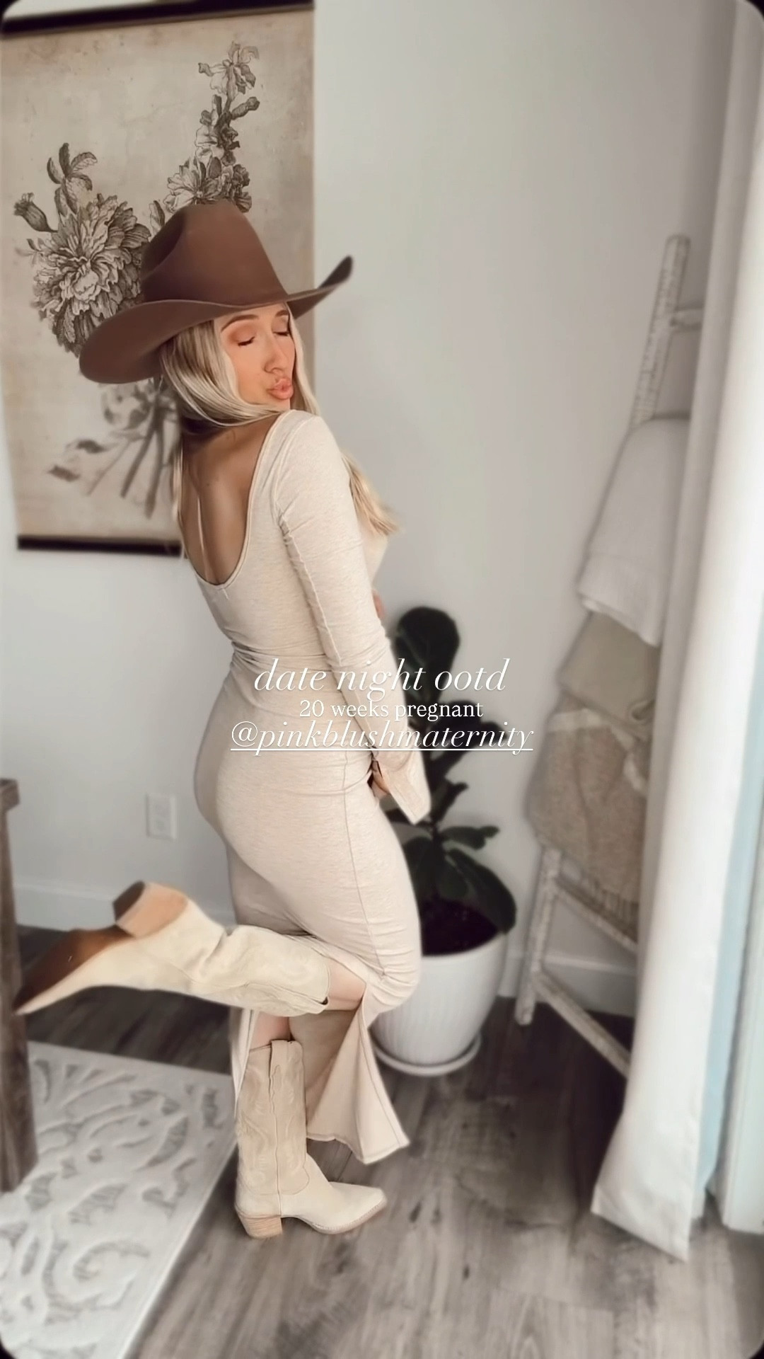 Neutral tones for a date night bump friendly ootd  🤍✨
This cream bodycon from @pinkblushmaternity is giving allll the fall + winter vibes 🍂❄️

Bump-friendly, flattering, and so easy to dress up — perfect for date night or a cozy Christmas Eve look 🎄✨🤍 #maternityfashion #pinkblushmaternity


#LTKHoliday #LTKootd #LTKBump