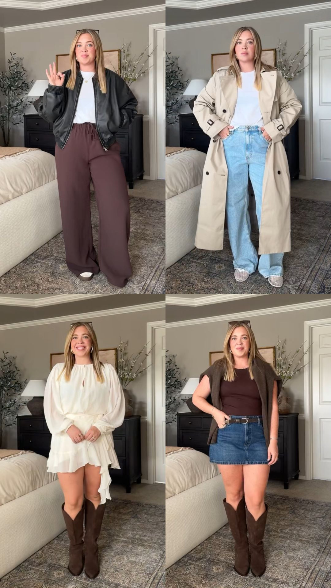 Midsize Abercrombie and Aritzia Fall Haul 🍂🍁 Wearing a size large or 31 in everything!  

 #LTKMidsize #LTKFindsUnder100 #LTKStyleTip