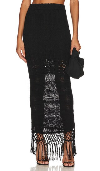 x REVOLVE Sandra Skirt in Black | Revolve Clothing (Global)