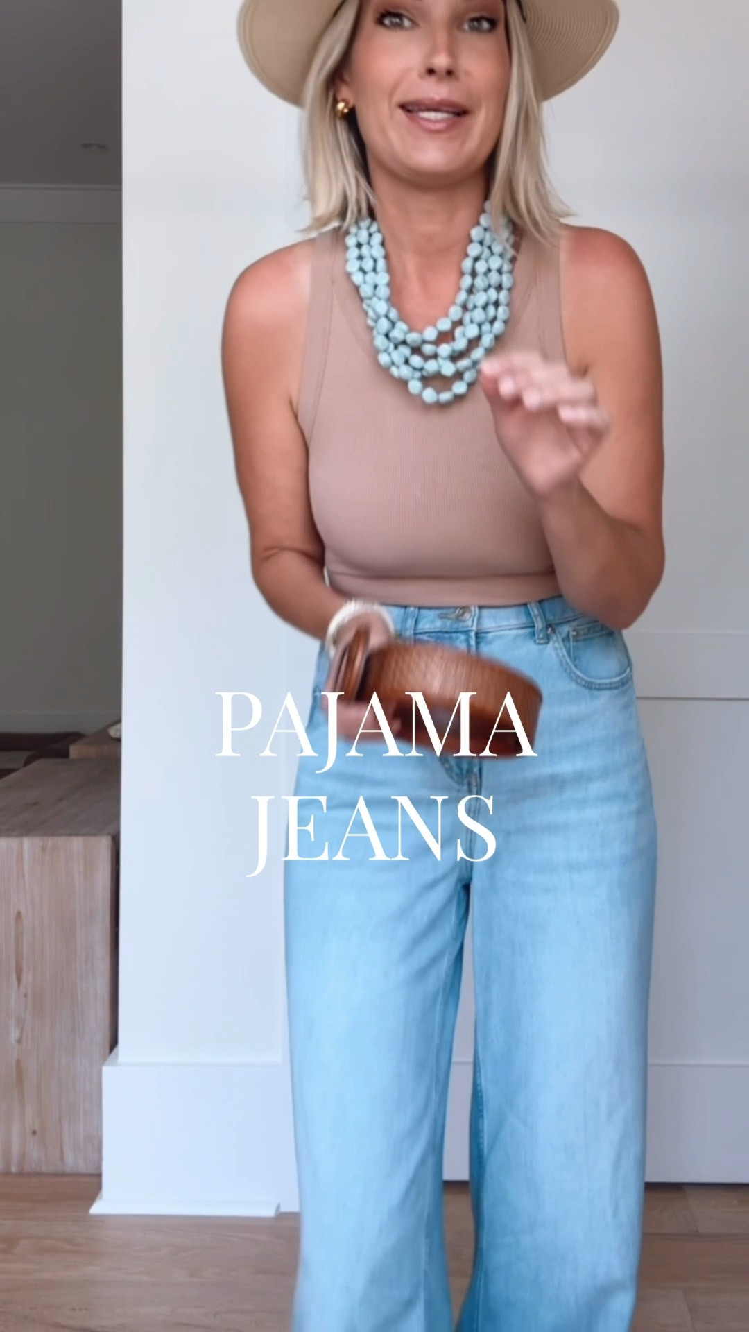 About half the price of the sweatpant jeans these are even lighter weight. Use my new customer discount code RACHELXSPANX for 15% off and free shipping. I am 5’11” in small tall.  The inseam is long!  Small built in bra tank.  Sandals true to size.

#LTKgrwm #LTKSaleAlert #LTKTall
