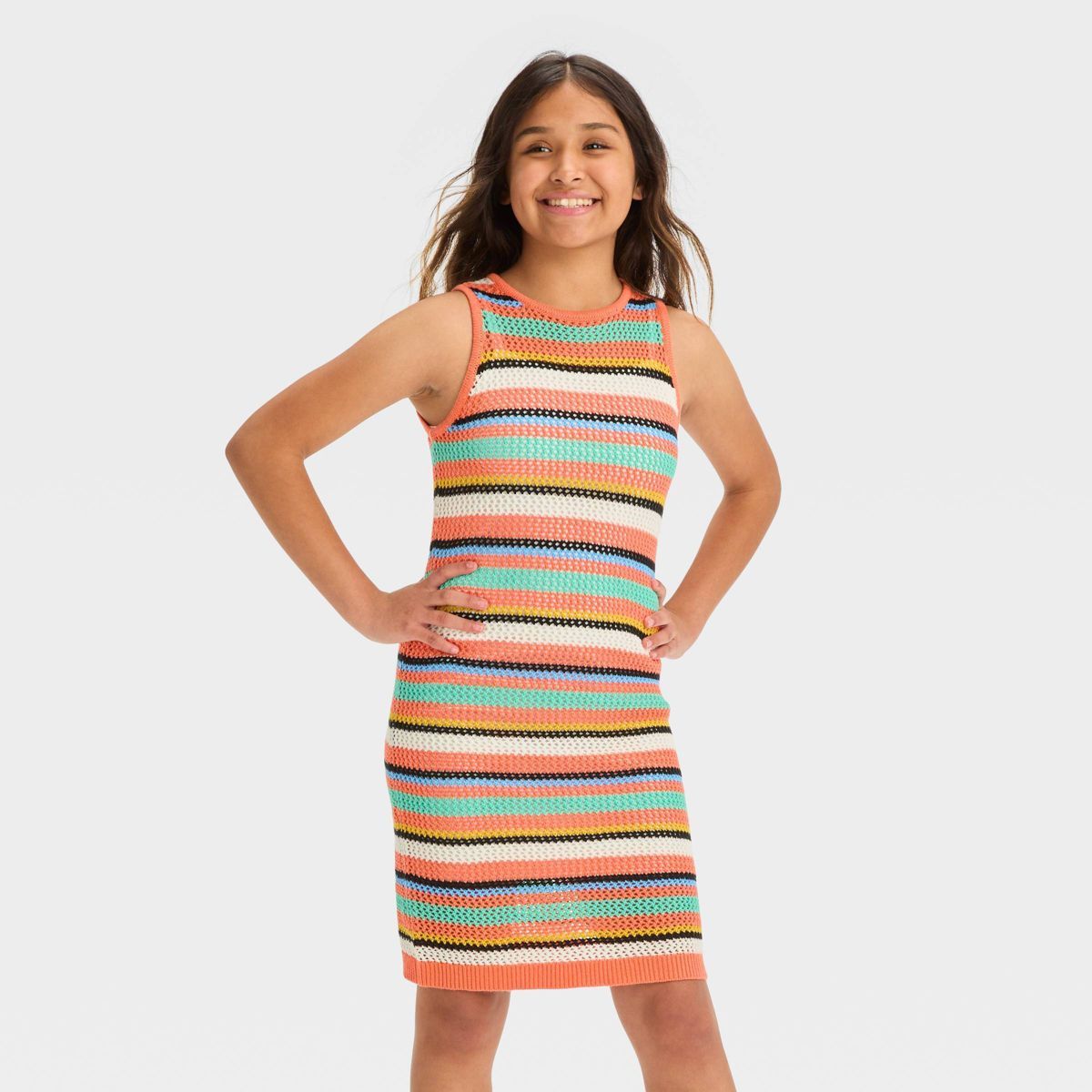 Girls' Sweater Knit Tank Dress - art class™ | Target