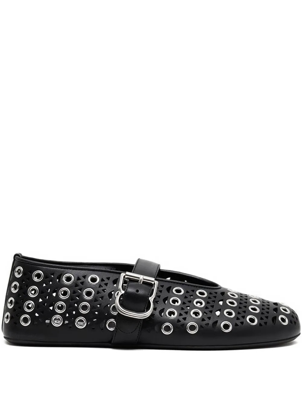 Alaïa Ballerines à Détails d’œillets | Noir | FARFETCH FR | Farfetch Global