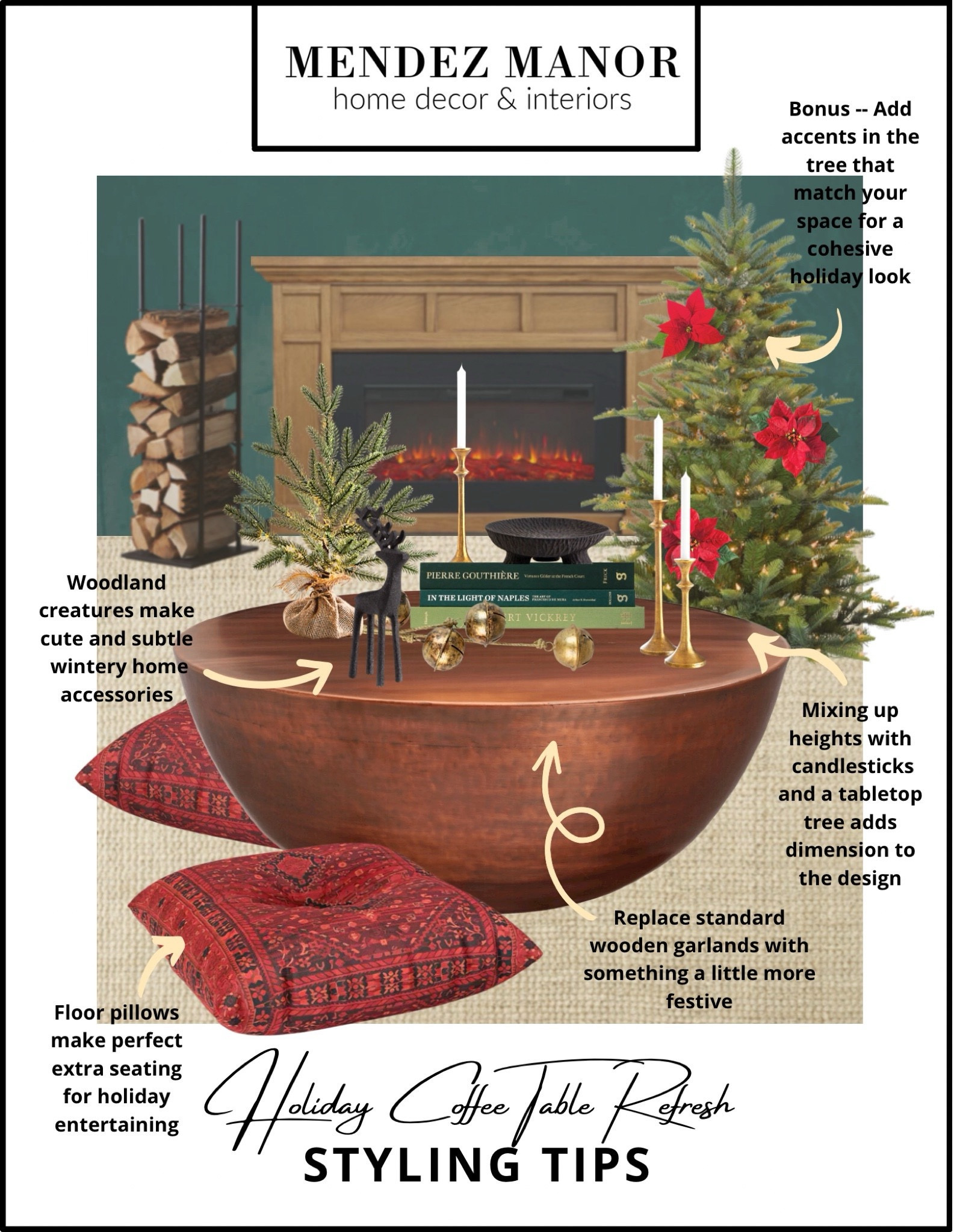 Christmas coffee table decor and styling 

#LTKHome #LTKHoliday #LTKSeasonal