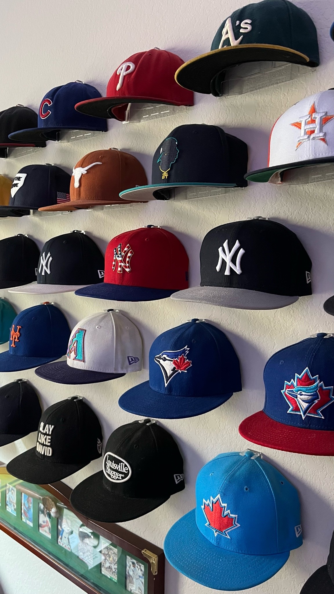 My husband’s hat displays 

#LTKhome