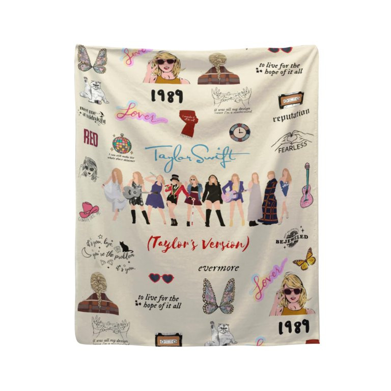 TBKOMH Valentine's Day Gifts,Taylor Swift,Taylor Swift 1989,Taylor Swift Blanket,Singers Throw Bl... | Walmart (US)