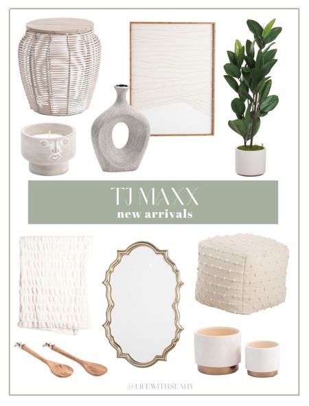 TJ Maxx new arrivals! Loving these neutral pieces for spring! 

#LTKFind #LTKSeasonal #LTKhome