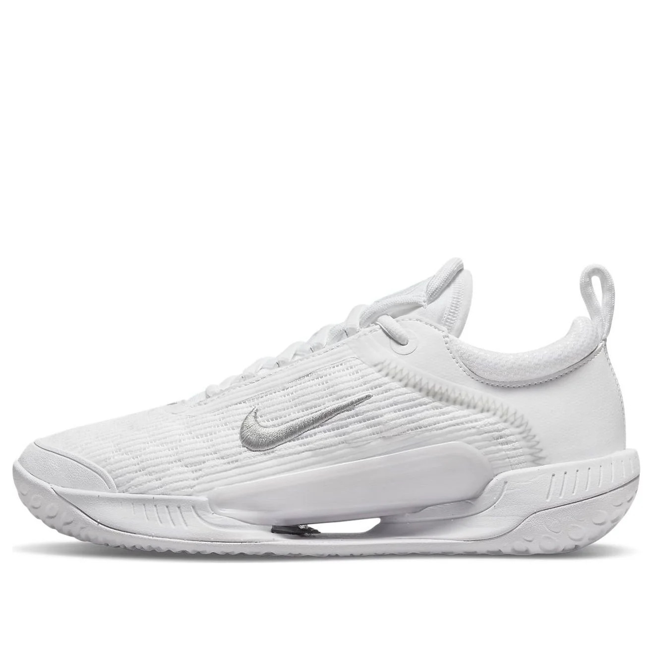 (WMNS) Nike Court Zoom NXT 'White Metallic Silver' | KICKS CREW