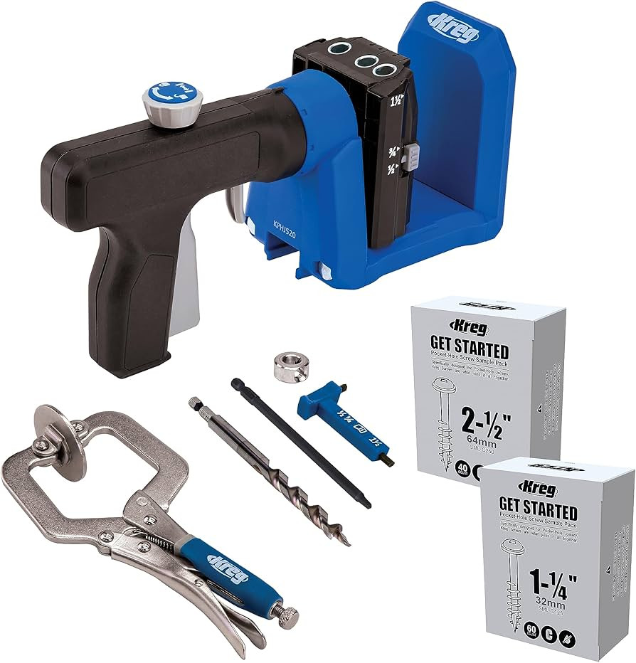 Kreg KPHJ520PRO Pocket-Hole Jig - Durable Pocket-Hole Jig - Easy Clamping & Adjusting - Includes ... | Amazon (US)
