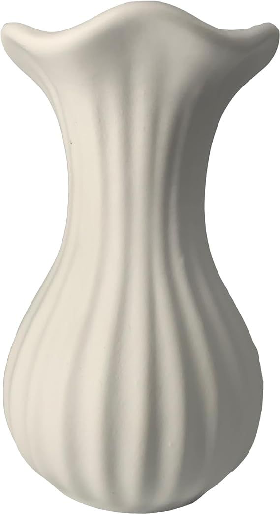 MISIWANLO White Ceramic vase, Modern Minimalist Bedroom, Bookshelf, Access, Dining Table Home Dec... | Amazon (US)