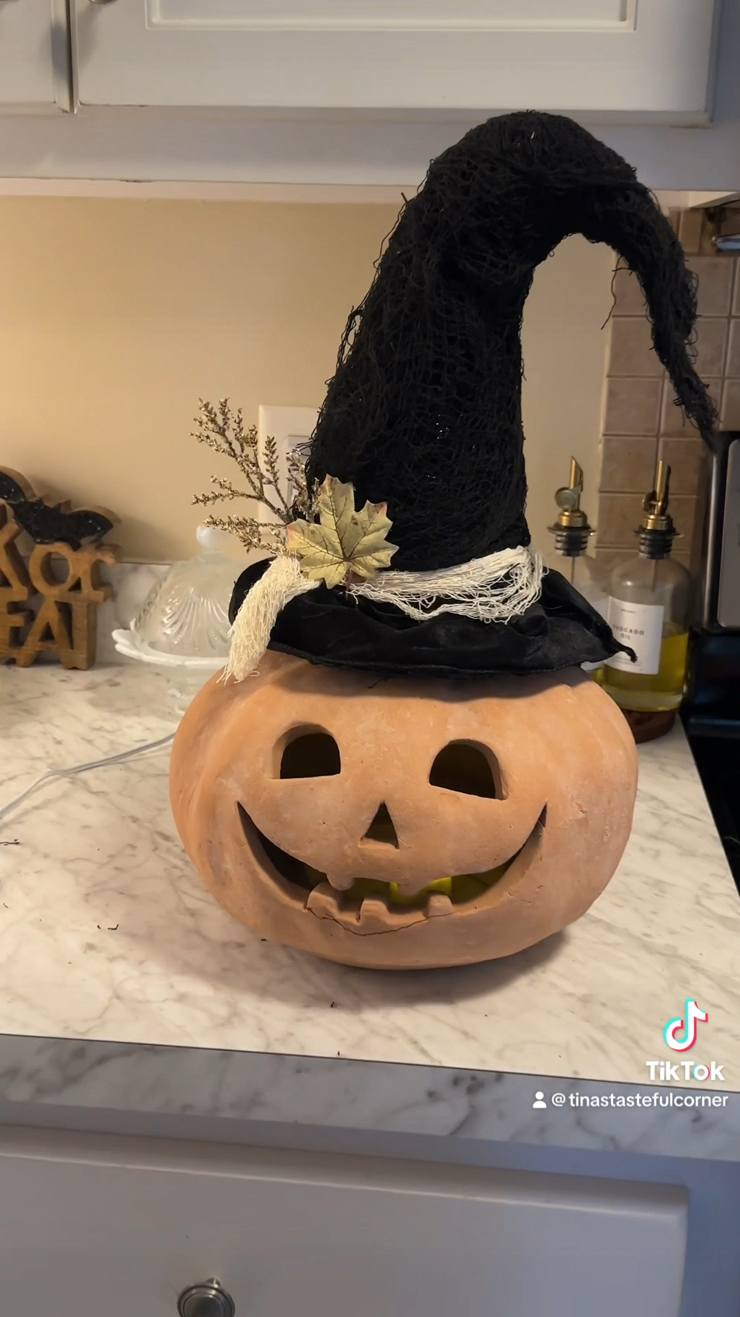 Diy primitive witch hat for your pottery barn pumpkin 

#LTKSeasonal
