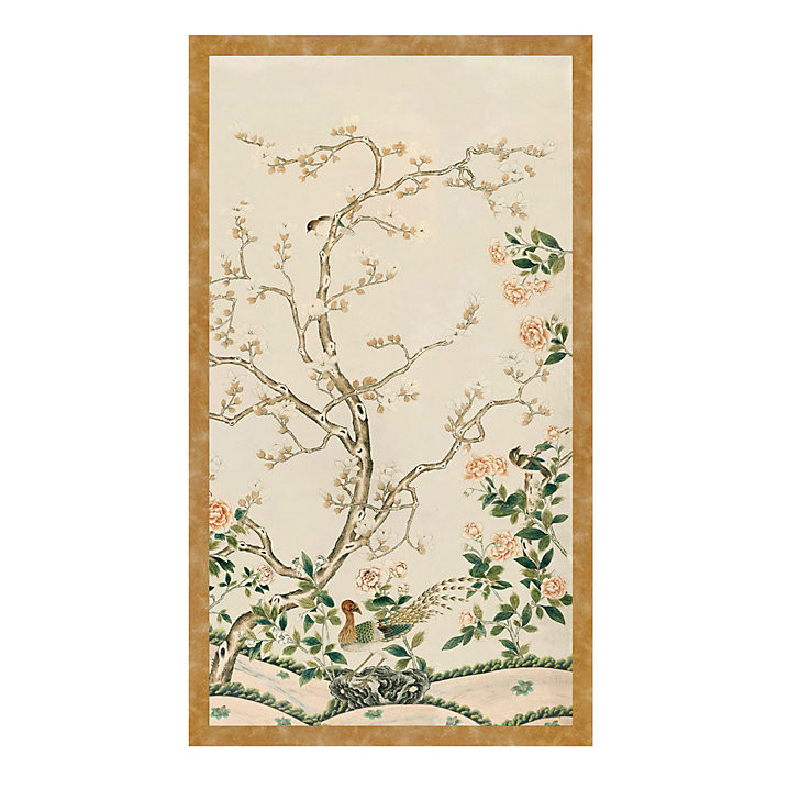 Chinoiserie Gold Framed Print Decorative Wall Art Series | Ballard Designs, Inc.