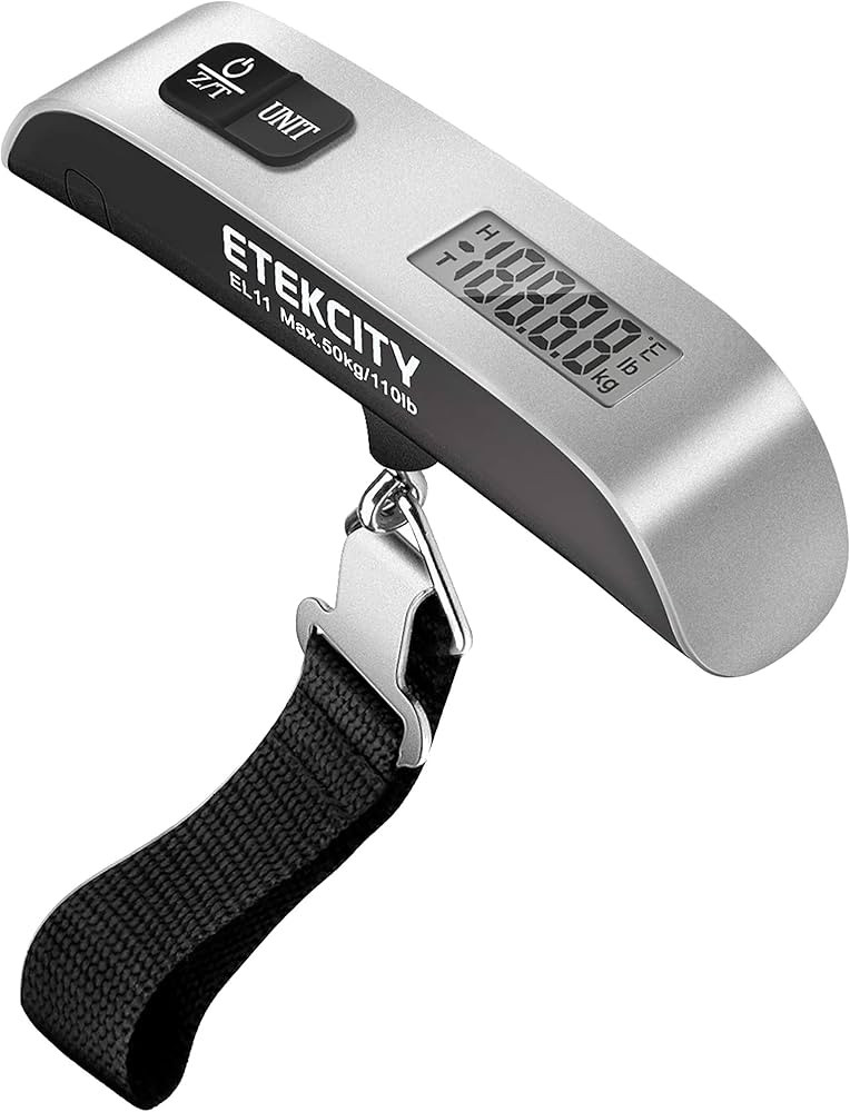Etekcity Luggage Scale, Digital Weight Scales for Travel Accessories Essentials Suitcases , Porta... | Amazon (US)