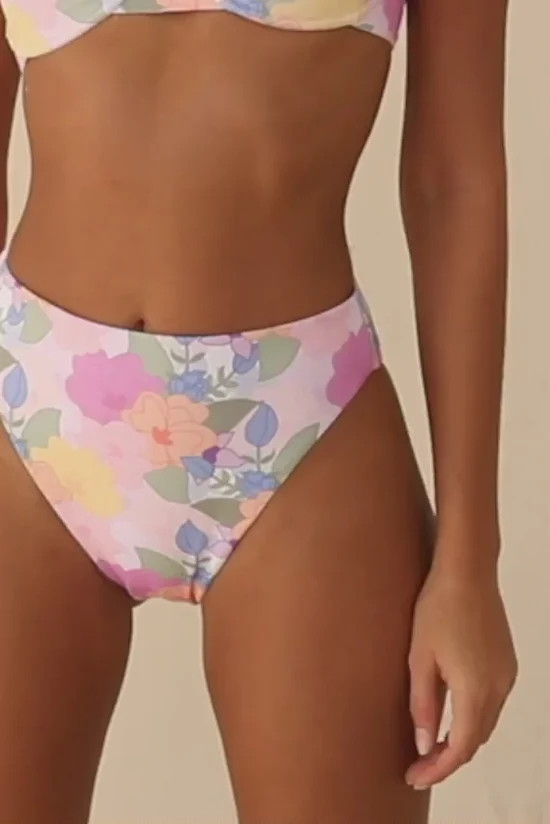 Seashore High Waisted Cheeky Bikini Bottom | Dippin' Daisy's Swimwear | Click now! | Dippin' Daisy's (US)