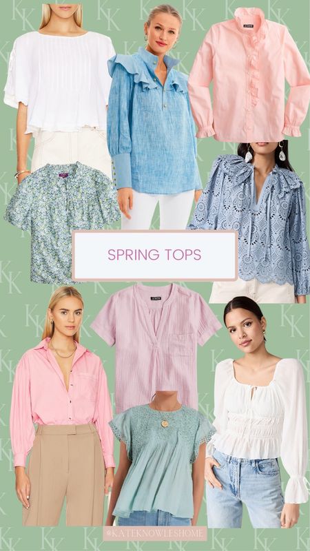 Spring Tops / Spring Blouse / Women’s Spring Top / Floral Blouse / Spring New Arrivals / Tuckernuck / Revolve /  Blue Blouse / Pink Top 

Follow my shop @kateknowleshome on the @shop.LTK app to shop this post and get my exclusive app-only content!



#LTKSeasonal #LTKFind #LTKstyletip