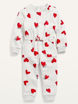 Printed French Terry Jumpsuit for Toddler Girls | Old Navy (CA)