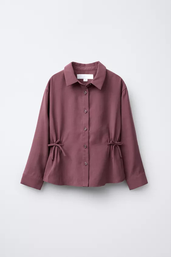 CAMICIA MORBIDA FIOCCHI | Zara IT