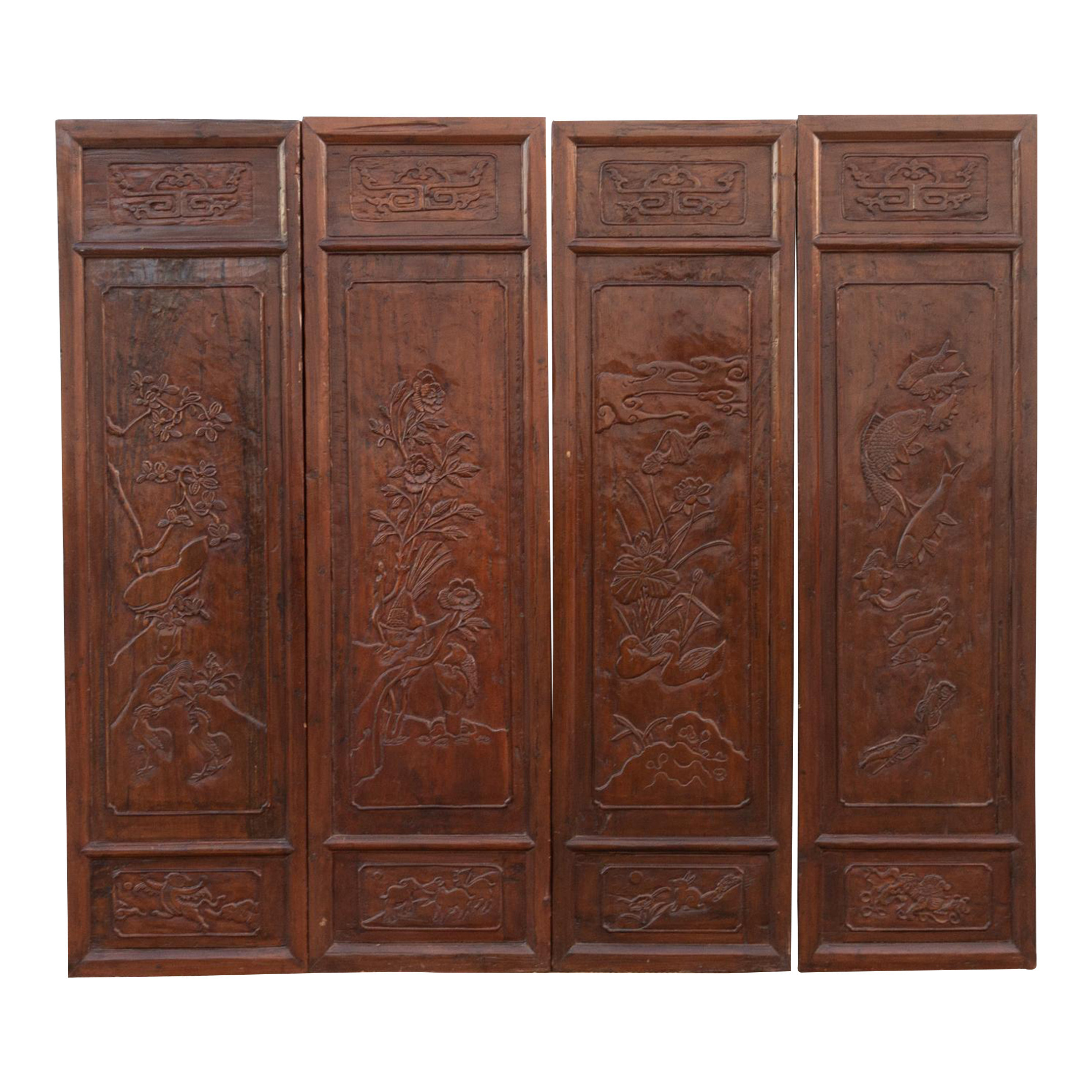 Mid-Century Finely Carved Door Panels - de-cor | One Kings Lane