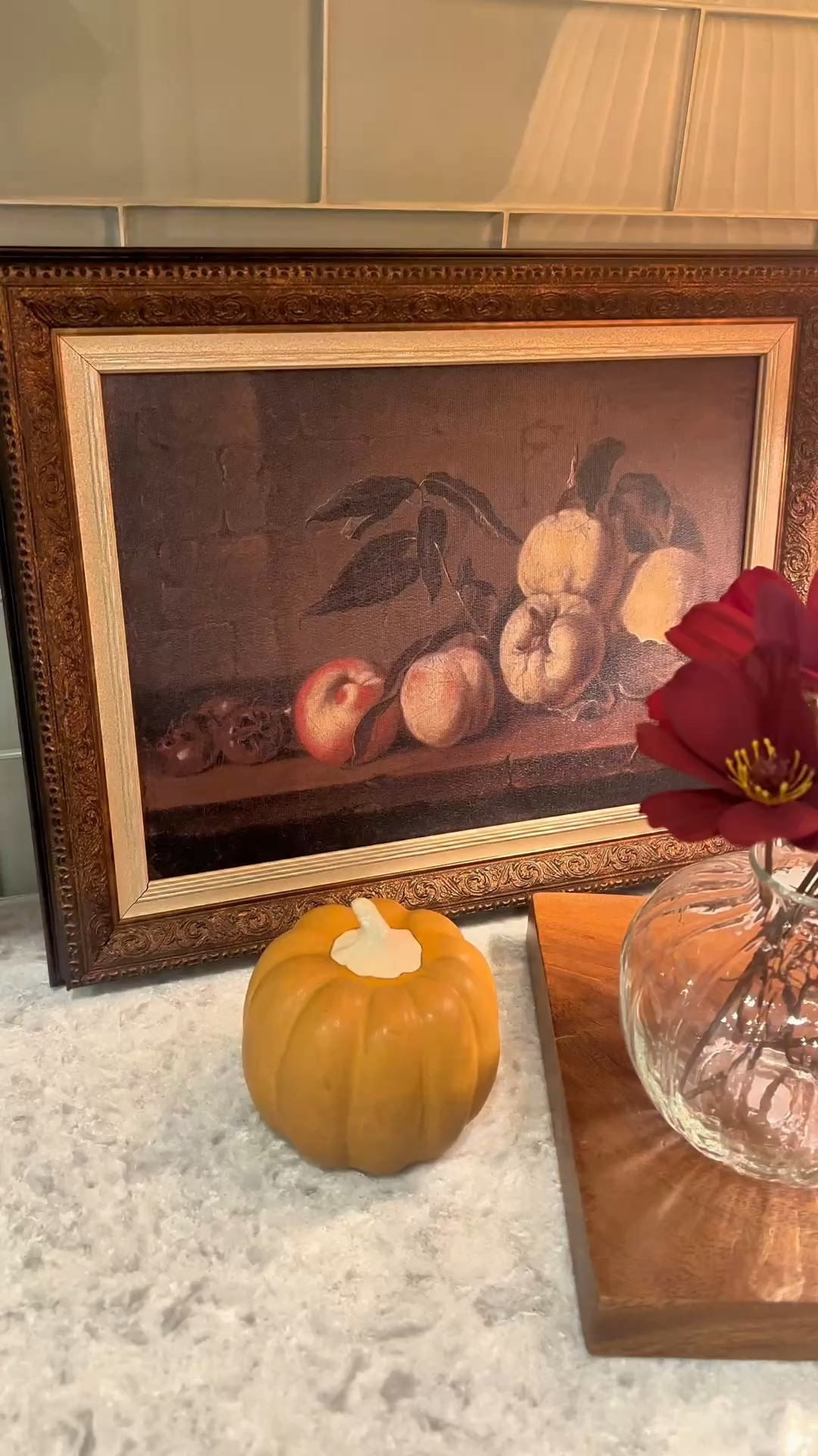 It may still feel like summer outside, but I’m officially getting the fall itch. 🍂 I added a couple of fall touches to this little kitchen corner, mixing them in with pieces I already had. Nothing major yet, just enough to pretend cooler weather is coming. 😂
I linked everything I used here if you want to recreate the look.

#LTKHome #LTKSeasonal #LTKmomlife