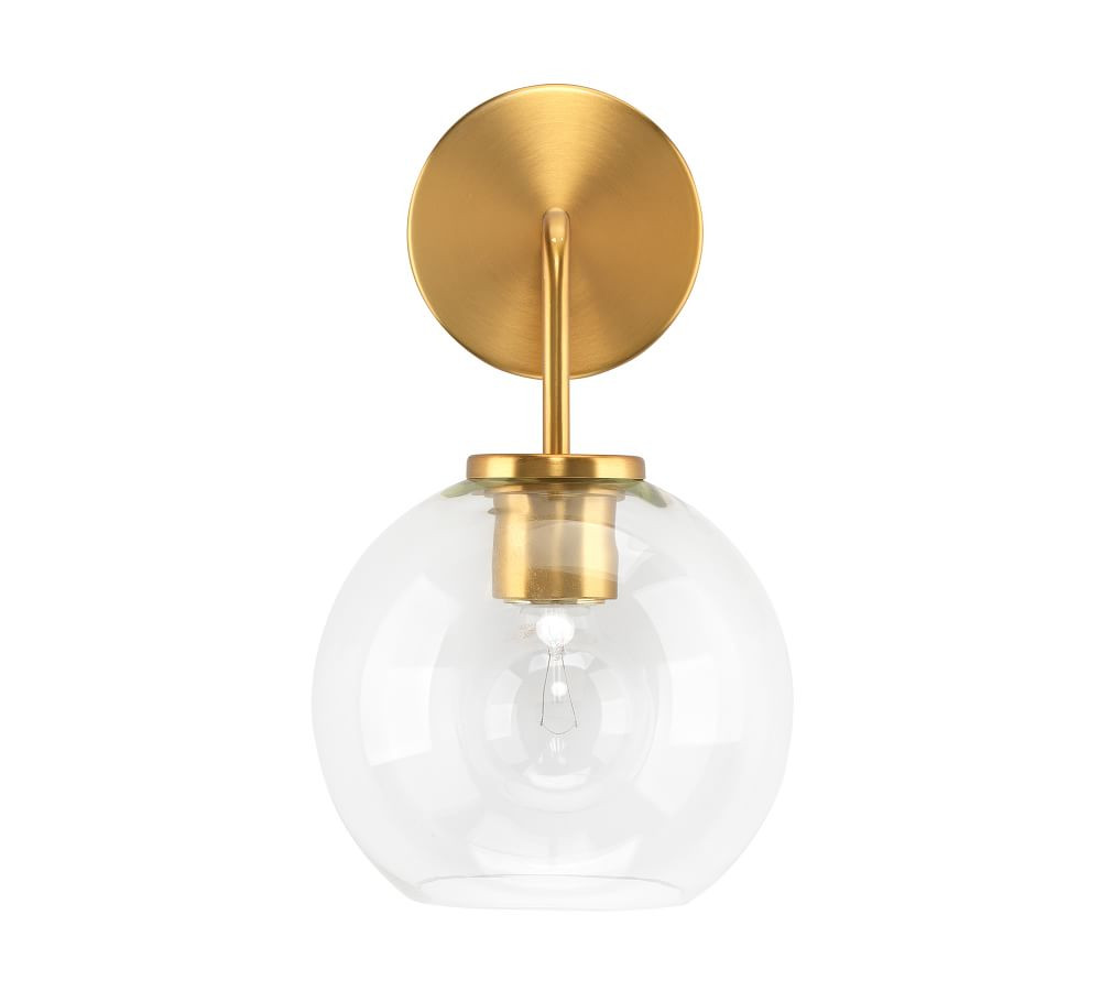 Echo Glass Globe Sconce | Pottery Barn (US)