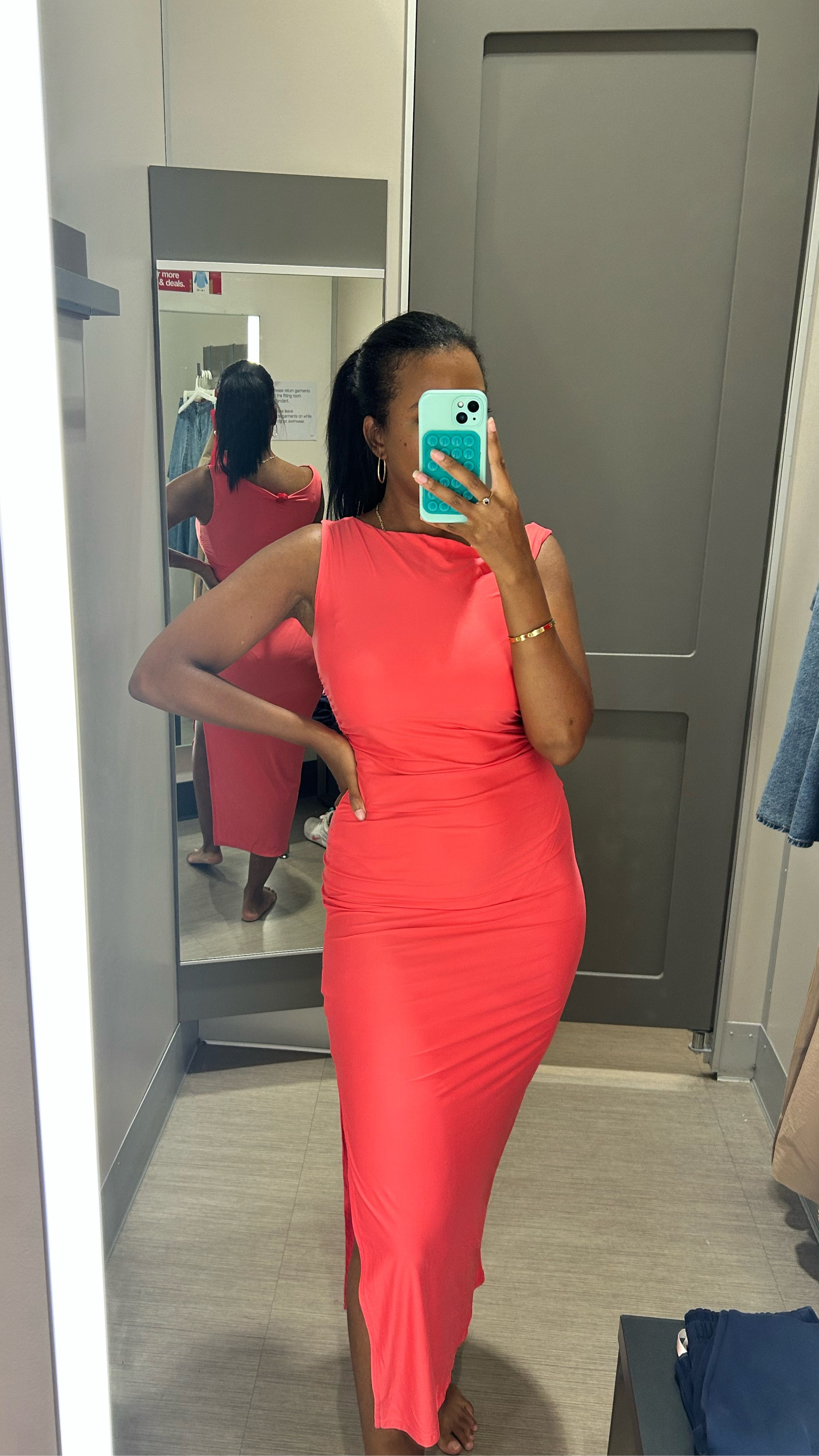 $30 Pink wedding guest dress that has buttery soft material 😍😍
wearing a size S 
available in black and gray 

#LTKStyleTip #LTKFindsUnder50 #LTKFallSale