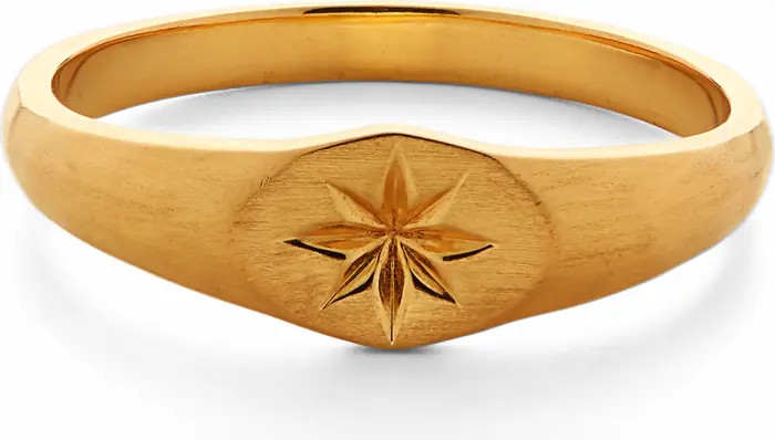 Monica Vinader Guiding Star Signet Ring | Nordstrom | Nordstrom
