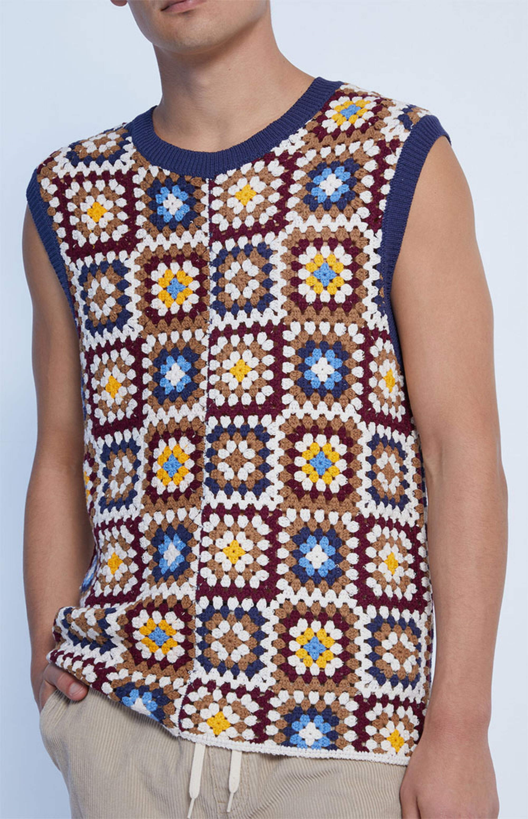PacSun Blue Penn Crochet Tank Top | PacSun