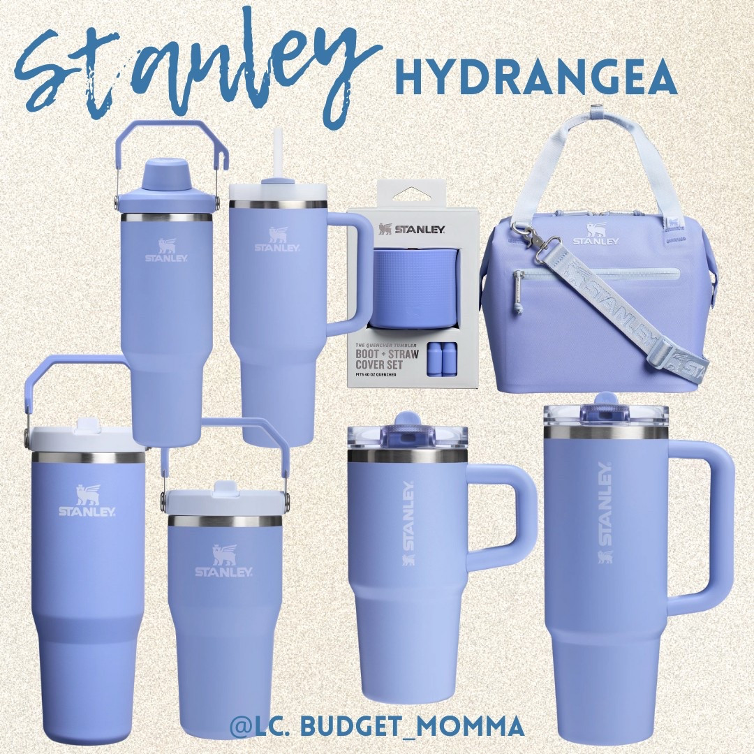 ✨ STANLEY ✨ HYDRANGEA ✨

Many items are currently available in this color! 🤭😍 #stanley #hydrangea

#tumbler #toddler #mama #waterbottle #lunchtote #lunchbag #spring 

#LTKSeasonal #LTKWorkwear #LTKItBag