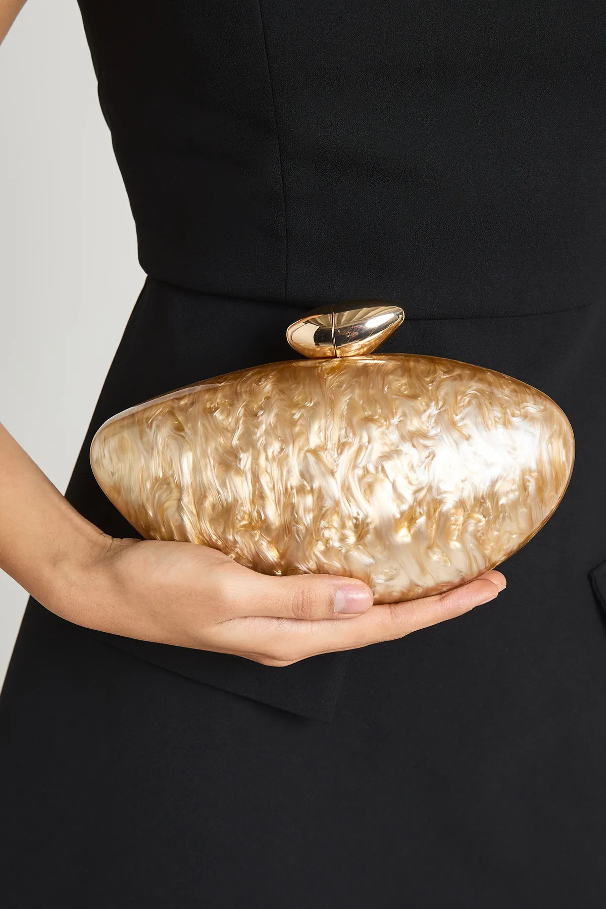 Beige Marbled Acrylic Clutch Bag | Boohoo USA | boohoo (US & Canada)