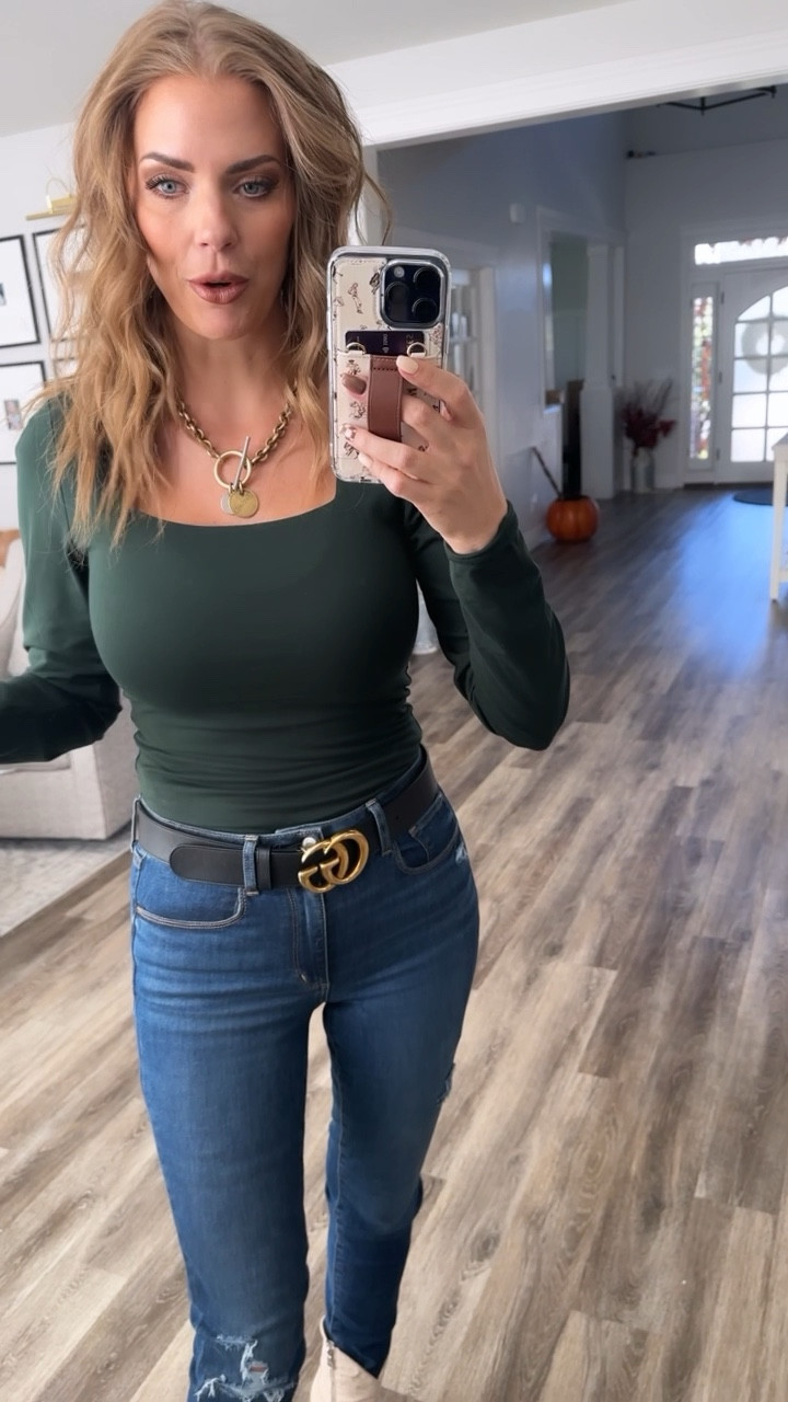 This shirt! I’ve now bought it in 3 colors! It’s perfect to pair with any outfit! Ps: I give you permission to not button it up! 🤣
Wearing a medium