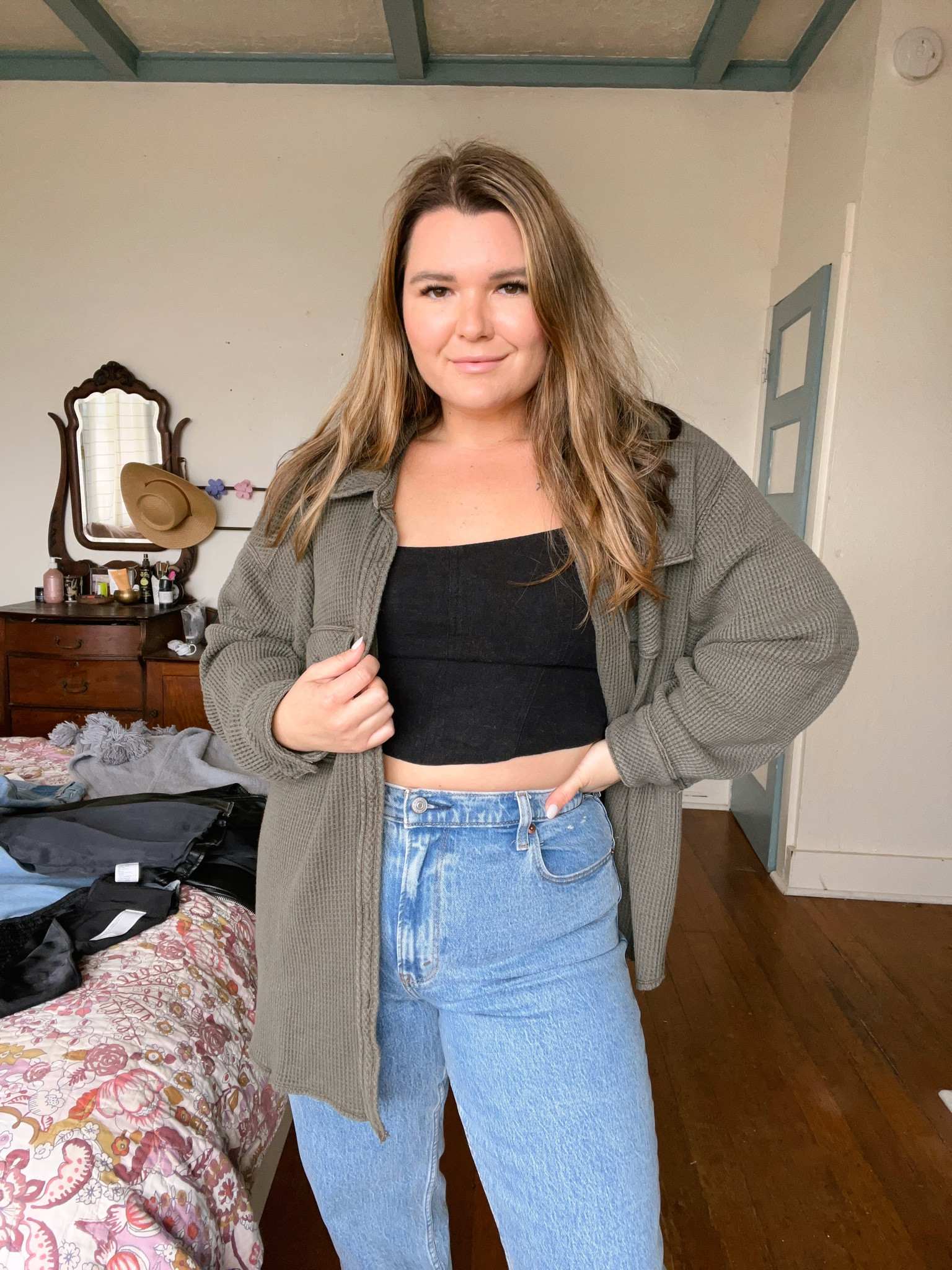 Fall outfit inspo, midsize outfits, shacket outfits, fall denim, size 14 denim, size 14 outfits 

#LTKSeasonal #LTKcurves #LTKunder100