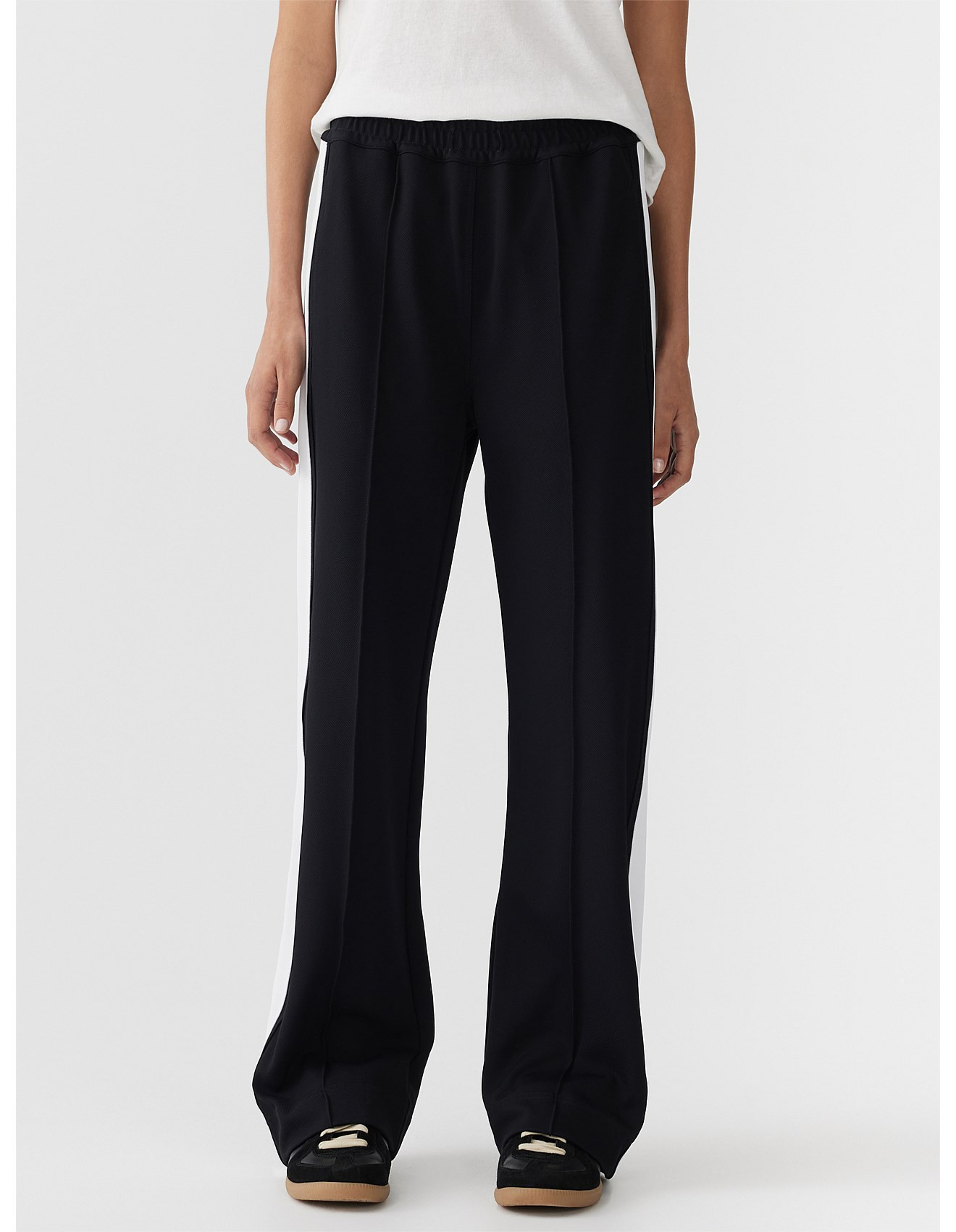 Twill Stripe Detail Pant | David Jones (Australia & New Zealand)