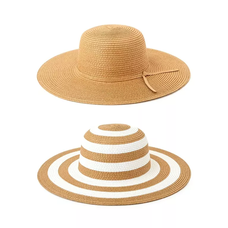 Wide-brim packable straw hat with … curated on LTK