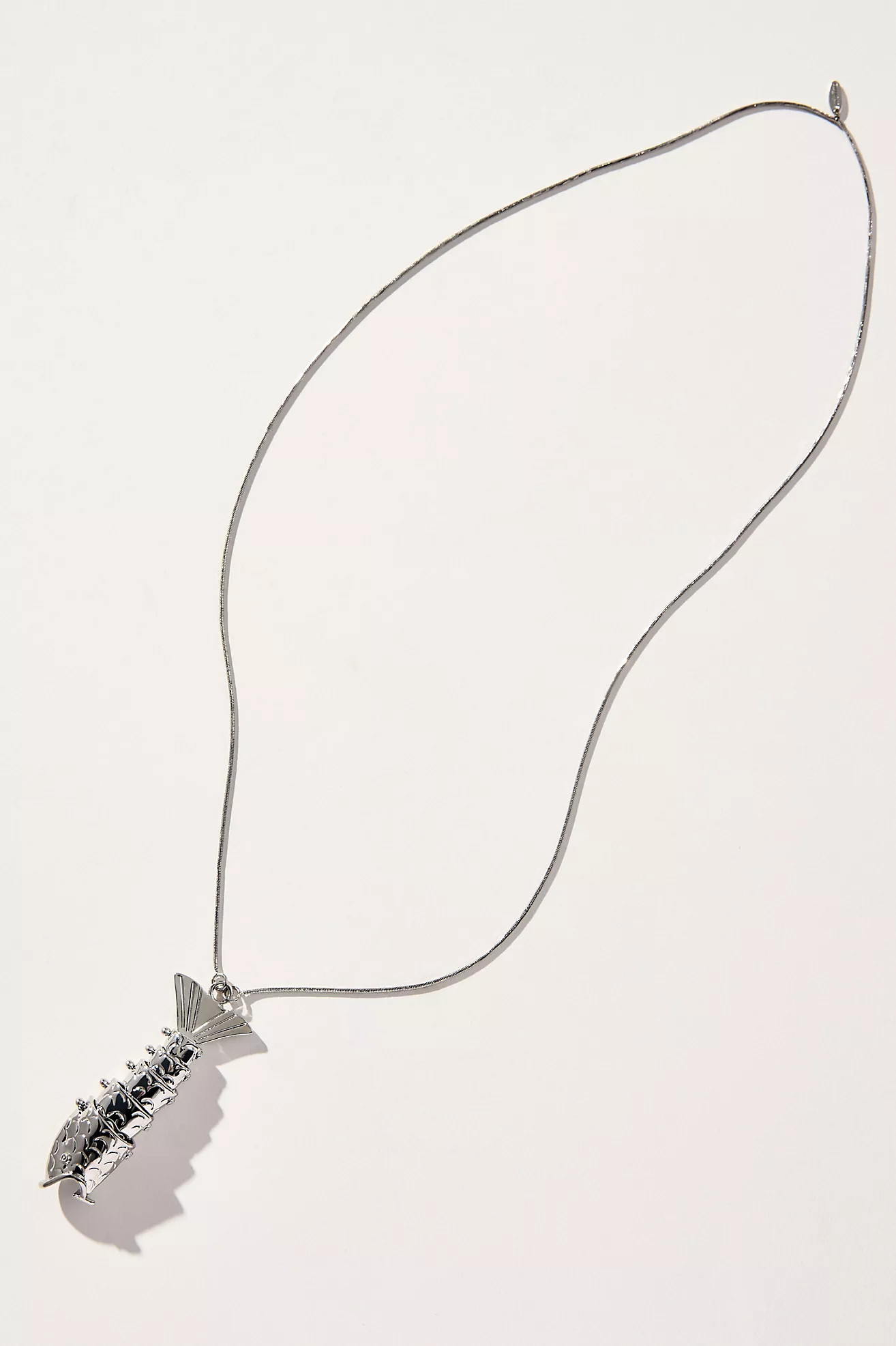 Large Fish Charm Pendant Necklace | Anthropologie (US)