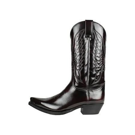 Gomelly Unisex Slip Resistant Western Cowboy Boot Comfortable Embroidered Mid Heel Bootie Holidays O | Walmart (US)