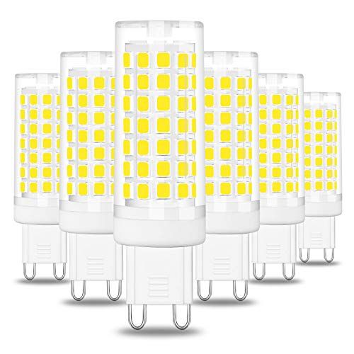 Hansang G9 Led Light Bulb,6W Chandelier Light Bulbs (60W Halogen Equivalent),88PCS LED,6000K Dayligh | Amazon (US)